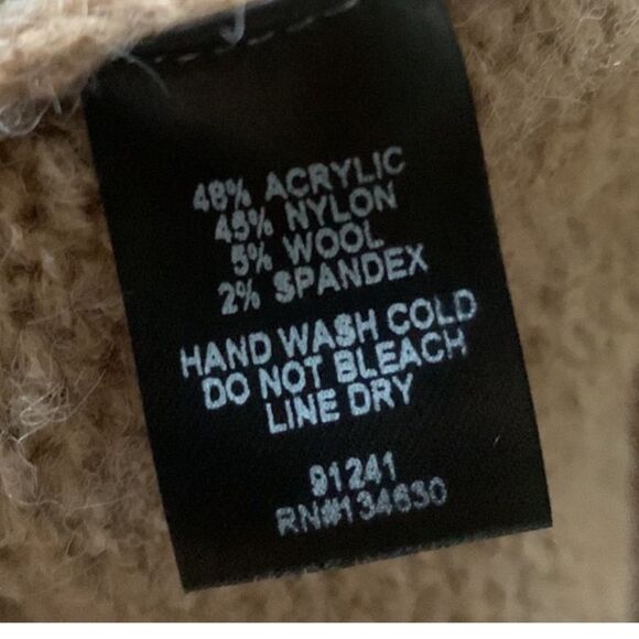 Anthropologie Sunday in Brooklyn Ashley Colorblocked Sweater Neutral Motif S NWT - Picture 5 of 13